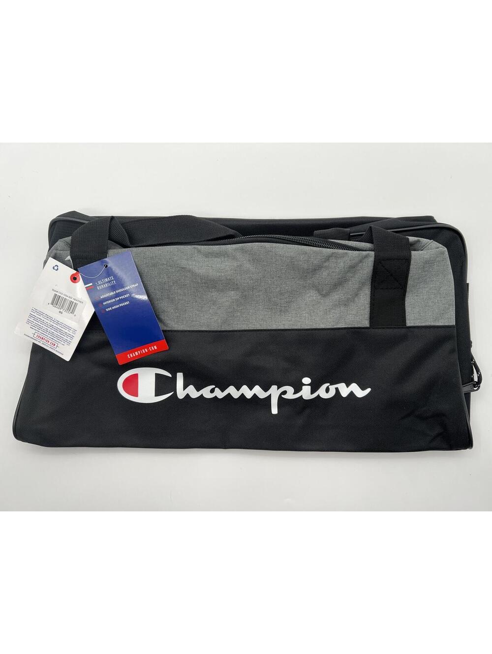 Champion Prologue Duffel Bag, Heather Grey